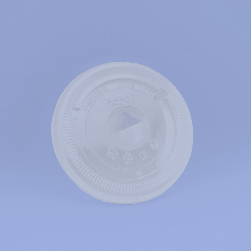Flat Lid for 12-24oz PLA Cup