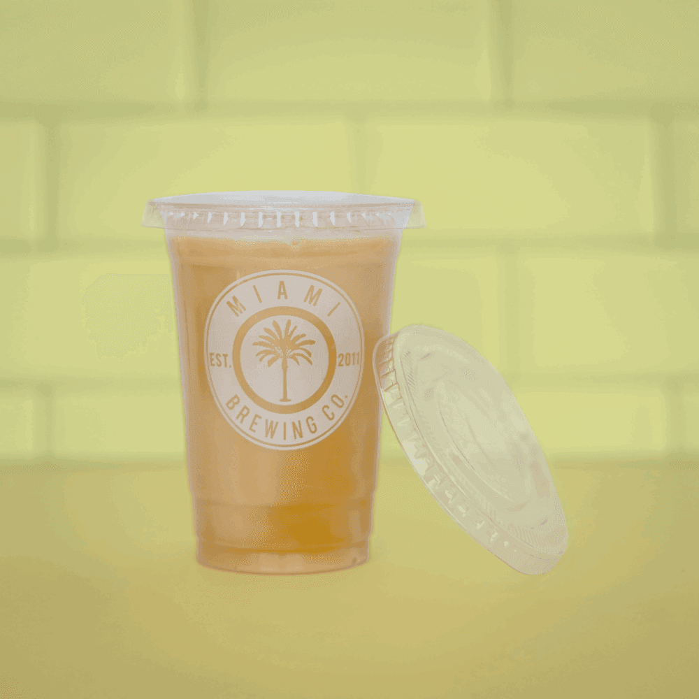 Flat Lid for 32oz PET Cup