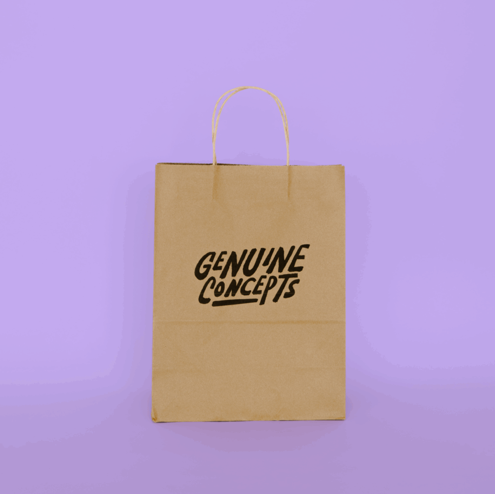 Handled Paper Tote 10" x 5" x 13"