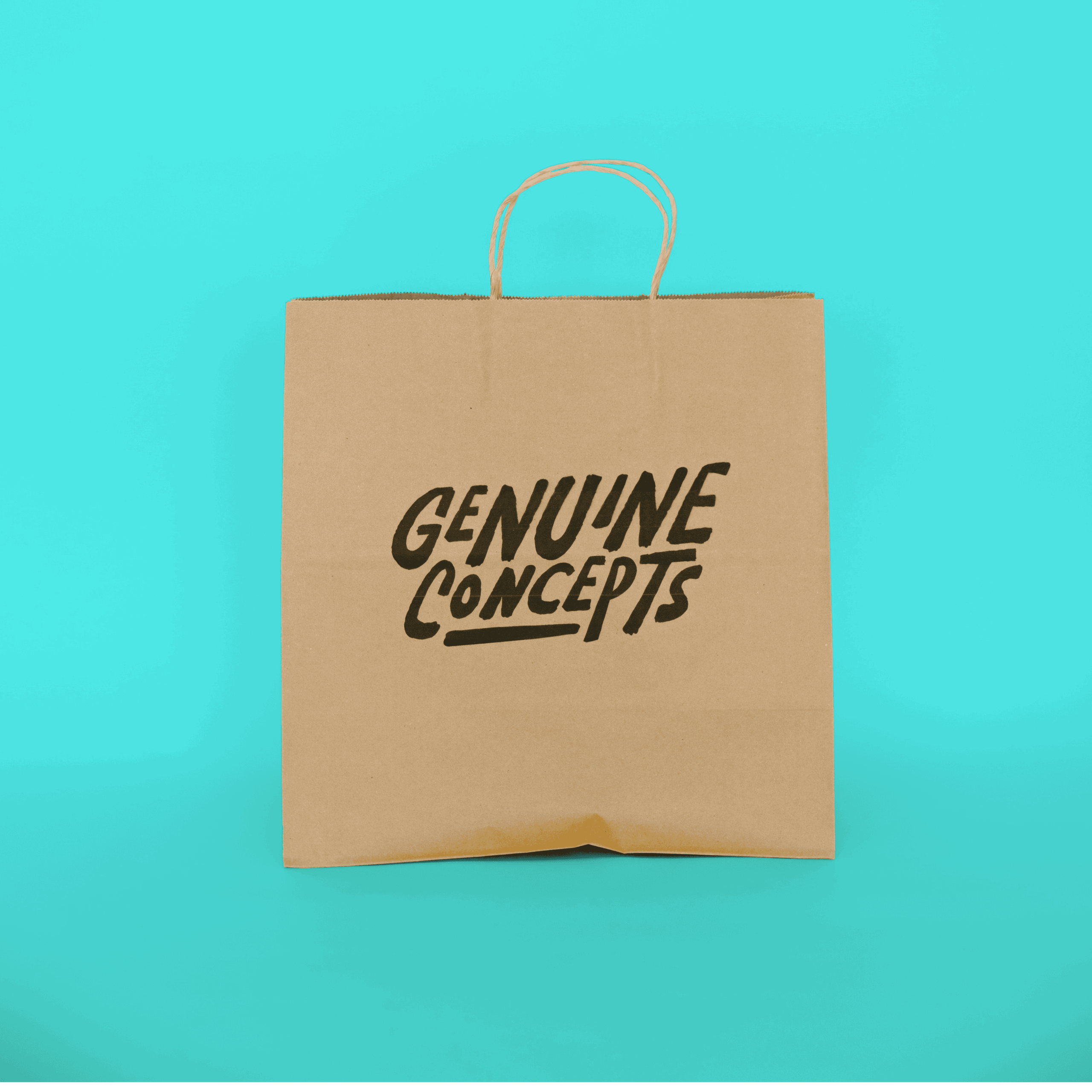 Handled Paper Tote 13" x 7" x 13" - Image 2