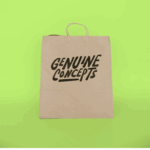 Handled Paper Tote 14" x 10" x 16"