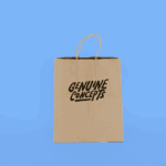 Handled Paper Tote 8" x 4" x 10"