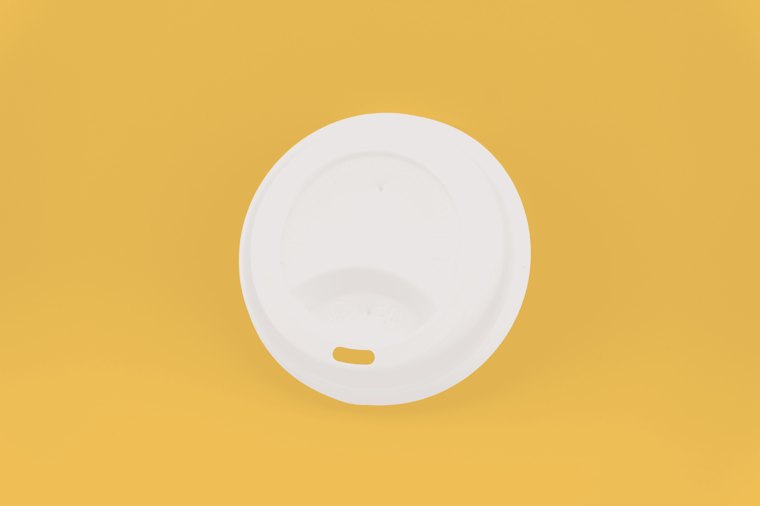 Sipper Dome Lid for 10-24oz Paper Hot Cup (White) - Image 2